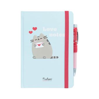 Bloco de Notas A5 Erik Editores Premium com Caneta para Projetor Love Notes-Pusheen - 1