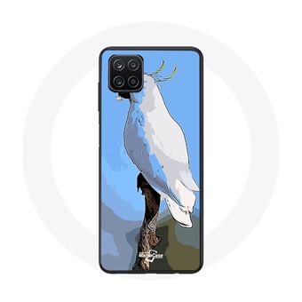 Capa Maniacase para Samsung Galaxy A42 5G Cacatua Papagaios Brancos Pássaros - 1