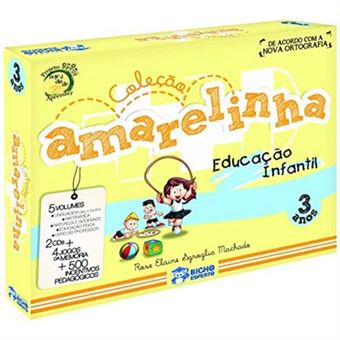 Coleção Pedagógica. Amarelinha. 3 Anos - Caixa Com 5 Volumes (+ 2 Cds + Brindes) - 1