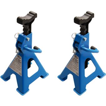 Conjunto de 2 Cavaletes BS para Suporte de Veículos | 2 Toneladas/Par - 1