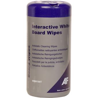 Kit de Limpeza de Equipamento AF Interactive White Board Wipes - 1