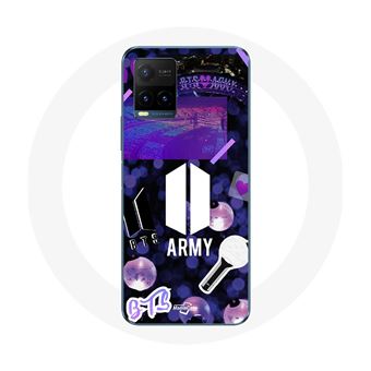 Capa Maniacase para paravivo Y21S 2021 / Y21 2021 Bangtan Sonyeondan Bts Logotipo Army Bomb Lightstick - 1
