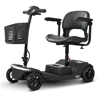 Scooter de Mobilidade Elétrica Sweetrich S2 | Autonomia de 15 km |  Bateria Amovível | Porta USB | Preto - 1