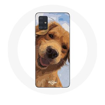 Capa Maniacase para Samsung Galaxy A71 Raça Golden Retriever Cãos - 1