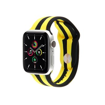 Bracelete de Silicone HSMY com Proteção do Relógio para Apple Watch Series 6/ SE/ 5/ 4 | 40 mm - Multicolor11 -Tamanho L - 1