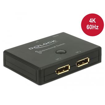 Comutador de Vídeo DeLOCK DisplayPort | Preto - 1