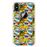 Capa Tpu Hapdey para Iphone X - Xs | Design Padrão de Bolhas Em Quadrinhos 2 - Transparente_0