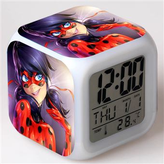 Despertador Infantil HSMY | LED | Multifuncional Colorido | Miraculous Ladybug 29 - 1