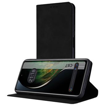 Capa de couro sintético TUMUNDOSMARTPHONE para Realme C67 4G com porta-cartões preto - 1