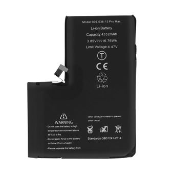 Bateria Clappio para iPhone 13 Pro Max 4352mAh, Versão PCB descodificada - 1
