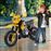 Moto Elétrica HomCom com Rodas Apoio Amarela_0