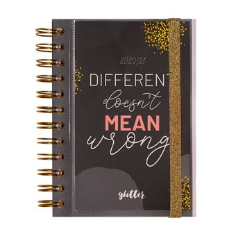 Agenda Escolar 2020/2021 Diaria Glitter - 1
