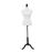 Manequim Feminino de Costura HOMCOM Busto de Senhora para Modistas Exibição Altura Ajustável a 130-168cm | Branco_1