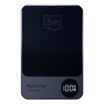 Power Bank 3MK MagSynergy | 5000 mAh | Preto - 1