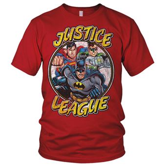 T-shirt Justice League Team | Vermelho | M