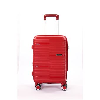 Mala de Viagem Média CHUVMAR | 65 cm | 63L | Expansível 71L | 4 Rodas Silenciosas | Vermelho - 1