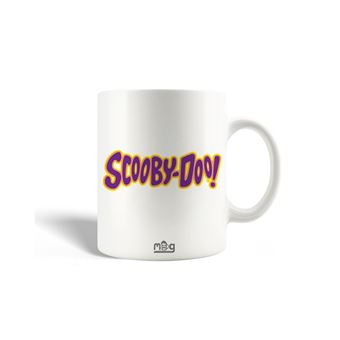 Caneca Maniacase Scooby Doo Logo Yellow Purple - 1