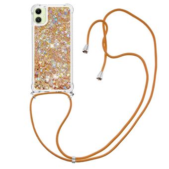 Capa ZURSANA para Samsung Galaxy A07 | TPU | com Cordão | Dourado - 1