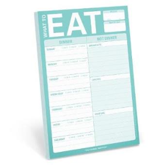Knock Knock What To Eat Pad (Mint Green) - 1