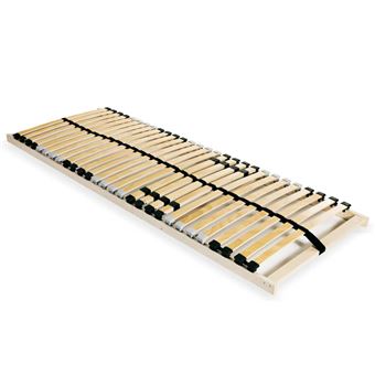 Estrado de Ripas vidaXL com 28 Ripas 7 Zonas 90X200 Cm - 1