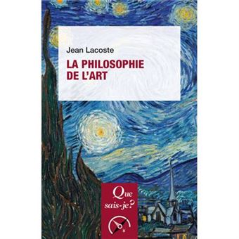 La philosophie de l'art - 1