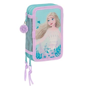 Estojo Escolar Disney Frozen Hello Sring 2024 | Triplo com Carga 36 Peças - 1
