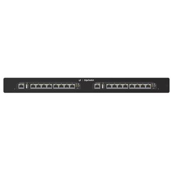 Ubiquiti Networks EdgeSwitch 16XP Gerido Gigabit Ethernet (10/100/1000) Preto 1U Apoio Power over Ethernet (PoE)