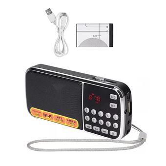 Rádio Portátil FM/AM 87?dB Orysin com Caixa de Som - 1