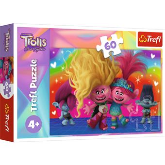 Puzzle Trefl Trolls 17386 | 60 Peças - 1