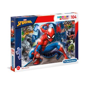 Puzzle Clementoni Marvel Spiderman - 104 Peças - 1