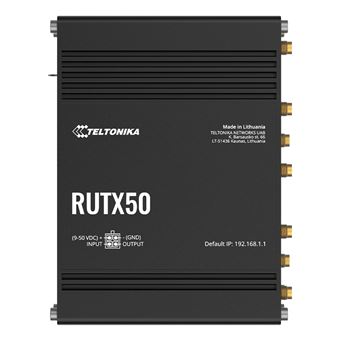 Router Industrial Teltonika RUTX50 | Preto - 1
