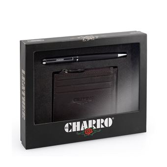 Porta-Cartões + Caneta El Charro | Castanho - 1