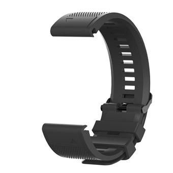 Pulseira Magunivers Silicone Suave Preto para Garmin Fenix 6X/6X Pro/Fenix 5X/Fenix 5X Plus 26Mm - 1