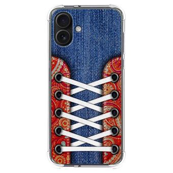 Capa de silicone TUMUNDOSMARTPHONE anti-choque para iPhone 16 Plus (6.7) | Design Tênis 11 - 1