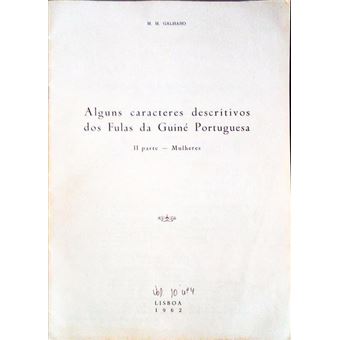 Alguns caracteres descritivos dos fulas da guiné portuguesa. ii parte - mulheres. - 1
