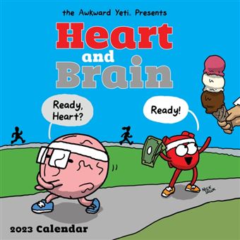 Heart And Brain 2023 Wall Calendar By Nick Seluk - 1