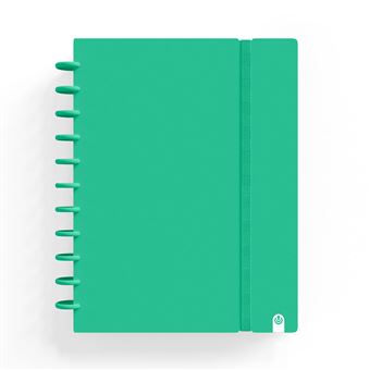 Caderno Ingeniox | A4 | Pautado | 80Folhas | 100G | Foam com Elástico | Verde - 1