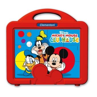 Puzzle de Blocos Clementoni Mickey Mouse 41344 | 12 Peças - 1