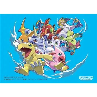 Digimon Card Game Official 2024 Sleeves Friends Of Adventure (En) - 1