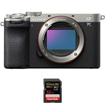 Sony A7C II Silver + 1 SanDisk 32GB Extreme PRO UHS-II SDXC 300 MB/s + PDF MCZ DIRECT - 1