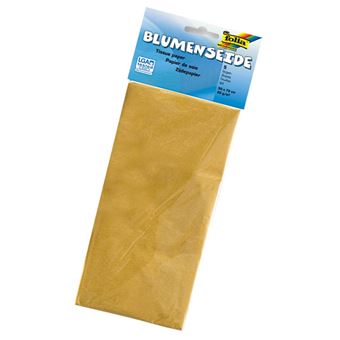 Pack de 5 Folhas de Papel Seda FOLIA | 50x70 - Ouro - 1