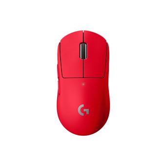 Rato Gaming Wireless Logitech G Rato sem fios para jogos PRO X SUPERLIGHT 2 SE, rato Pro-Grade de 60 g com 5 botões programáveis, sensor de 44 mil PPP, 888+ IPS, taxa de transmissão de 1 kHz, carregamento USB-C para PC/Mac - Vermelho | 44000 DPI | Vermelh - 1