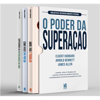 Biblioteca Desenvolvimento Pessoal: O Poder Da Superação - Box Com 3 Livros - 1