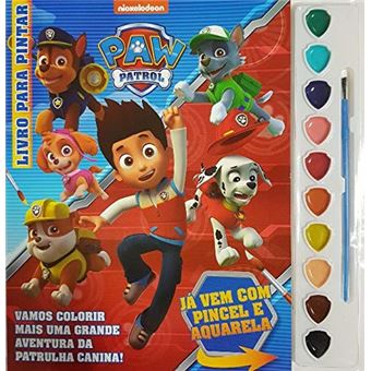 Livro Aquarela Patrulha Canina - (1817) - 1