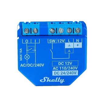 Módulo Interruptor Shelly Plus 1 Wifi 110/230VAC 12VDC 24-240VDC 16A - 1