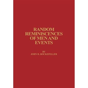 Random Reminiscences of Men and Events - Hardback - 1984 - 1