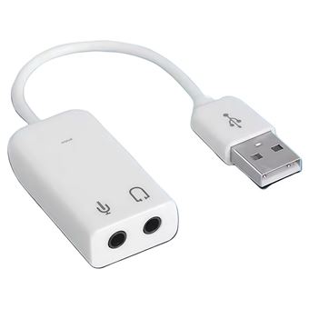 Placa de som USB 7.1 V-REEL QT15 | Branco - 1