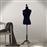 Manequim Feminino de Costura HOMCOM Busto de Senhora para Modistas Exibição Negro Altura Ajustável a 130-168cm_0