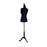 Manequim Feminino de Costura HOMCOM Busto de Senhora para Modistas Exibição Negro Altura Ajustável a 130-168cm_3