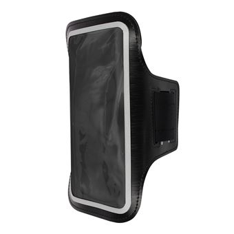 Braçadeira LinQ Sport para Smartphone | 7'' | Anti-transpiração | Porta-cartões  - Preto - 1